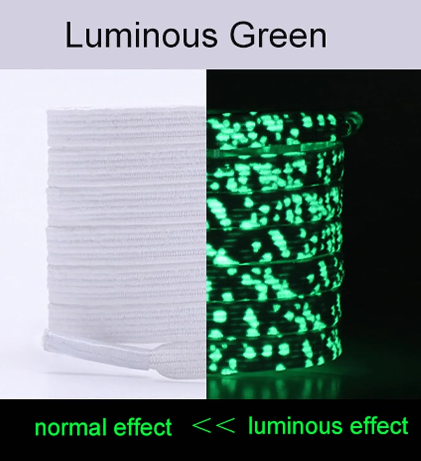 2 Pairs Flat Shoe Laces Luxury Light Up Glow in the Dark No Tie Sneakers Shoelaces for Party Dancing Skating