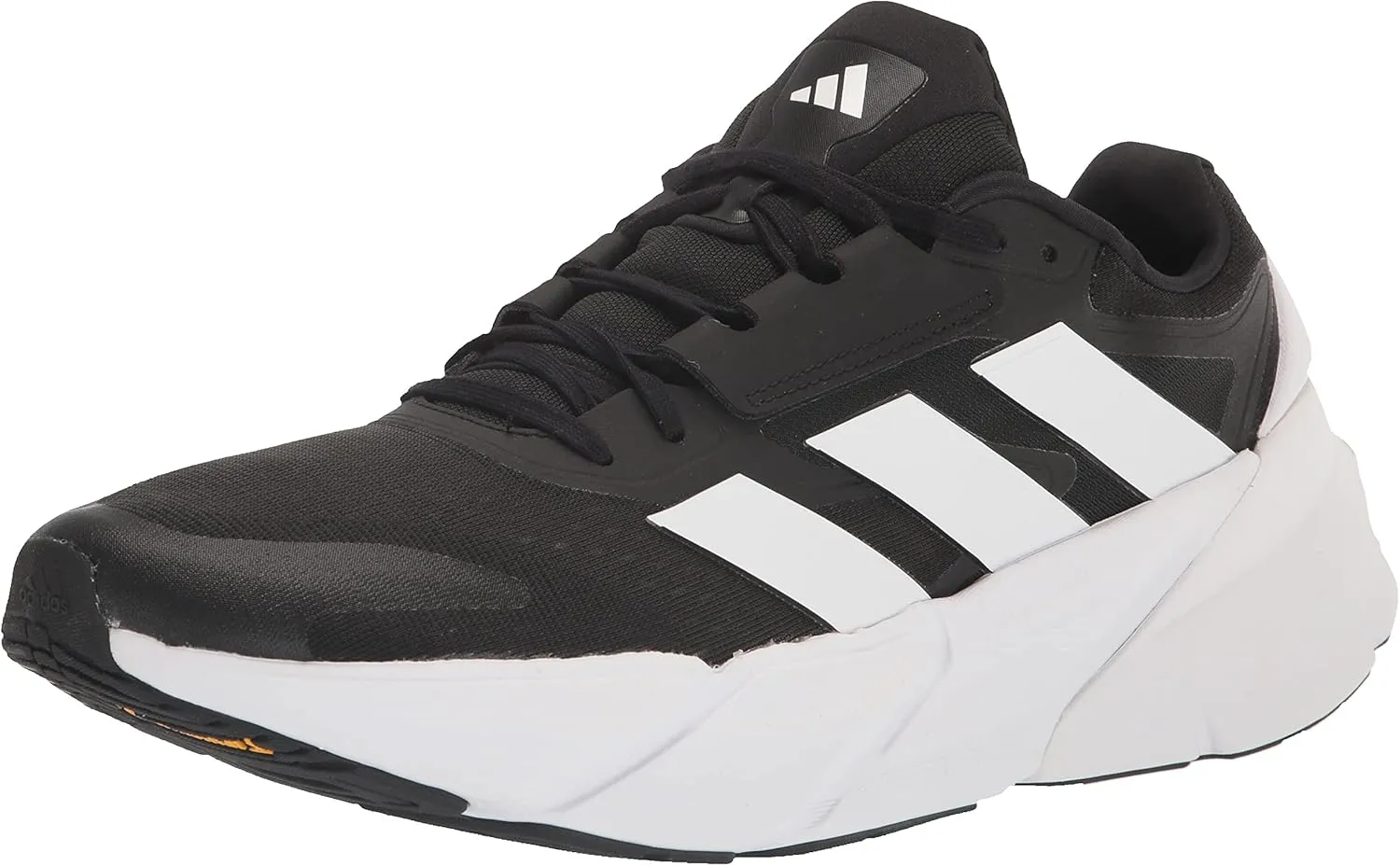 adidas Men's Adistar 2.0 Sneaker, Black/White/Black, 13