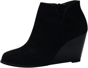 Ankle Boots for Women 2024 Low Heel Womens Ankle Booties Pointed Toe Stacked Chunky Heels Side Zipper Boots