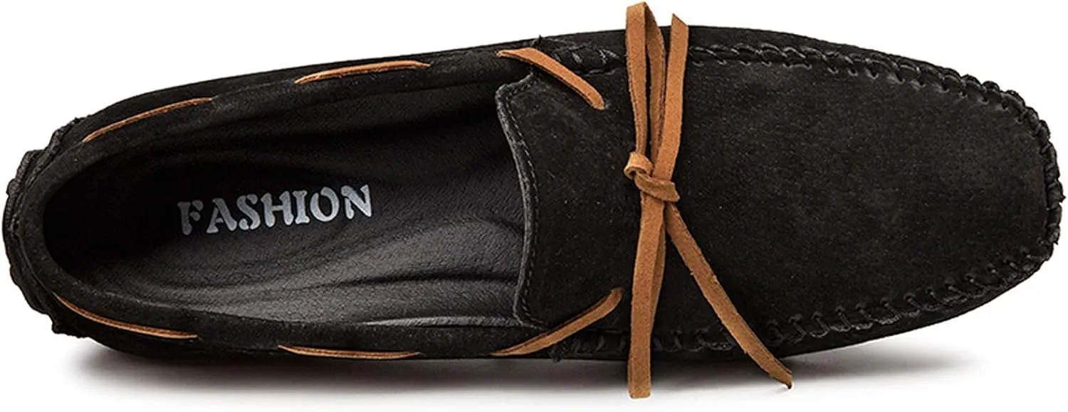 Asifn Mens Casual Leather Loafers Driving Slip-On Fashion Penny Dress Shoes Comfort Moccasins