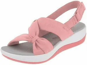 Avylays Orthopedic Sandals for Women,Slides for Women Double Buckle,Orthopedic Flip Flops,Arch Support Sandals Wedge Flip Flops Walking Summer Shoes