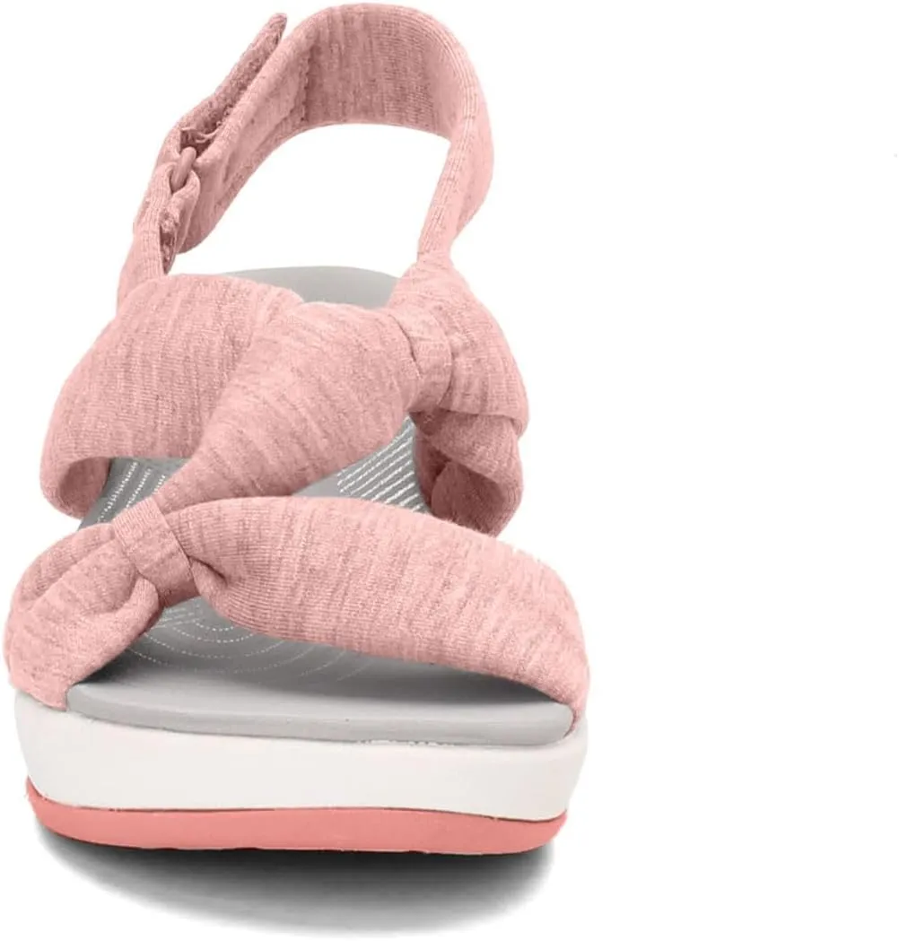 Avylays Orthopedic Sandals for Women,Slides for Women Double Buckle,Orthopedic Flip Flops,Arch Support Sandals Wedge Flip Flops Walking Summer Shoes