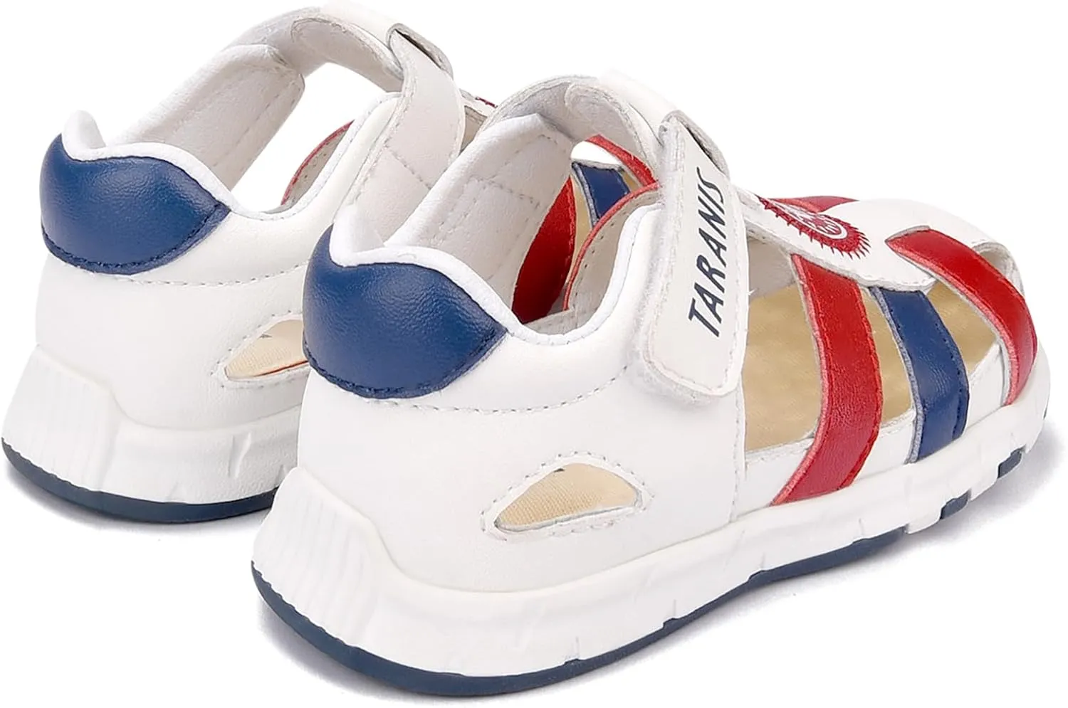Baby Leather Soft Closed Toe Outdoor Sport Sandals boys girls Non-slip Athletic Sandals