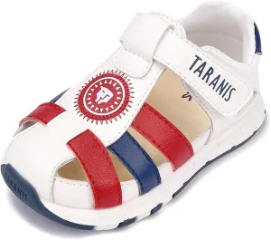 Baby Leather Soft Closed Toe Outdoor Sport Sandals boys girls Non-slip Athletic Sandals