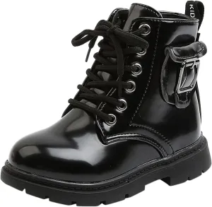 Boys And Girls Ankle Boots Short Boots Toddler Boots Waterpoor Leather Shoes for Girls Boots