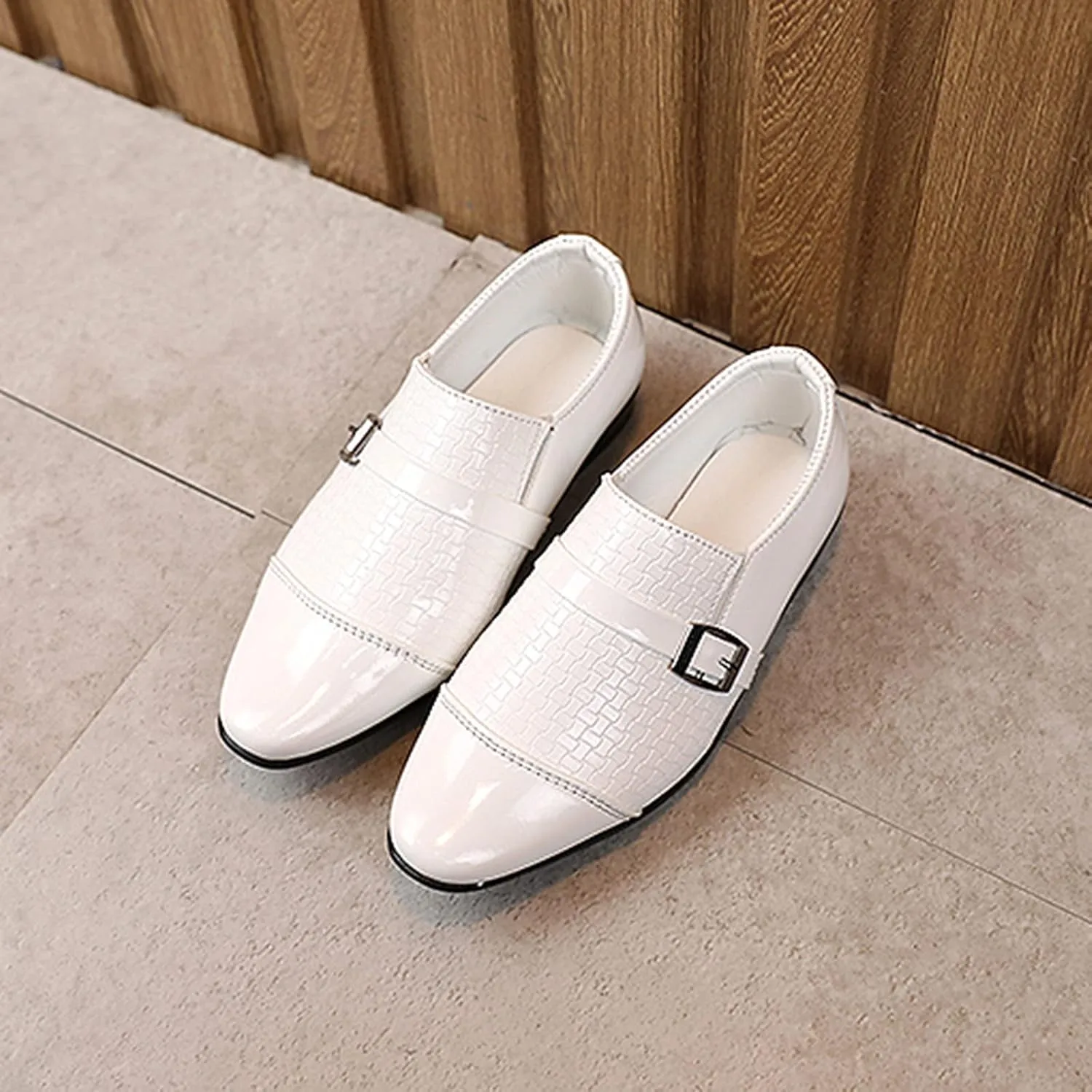 Boys Dress Shoes Toddler Kids British Style Casual Leather Shoes Formal Gentlemen Uniform Oxfords Wedding Dance Party Loafers