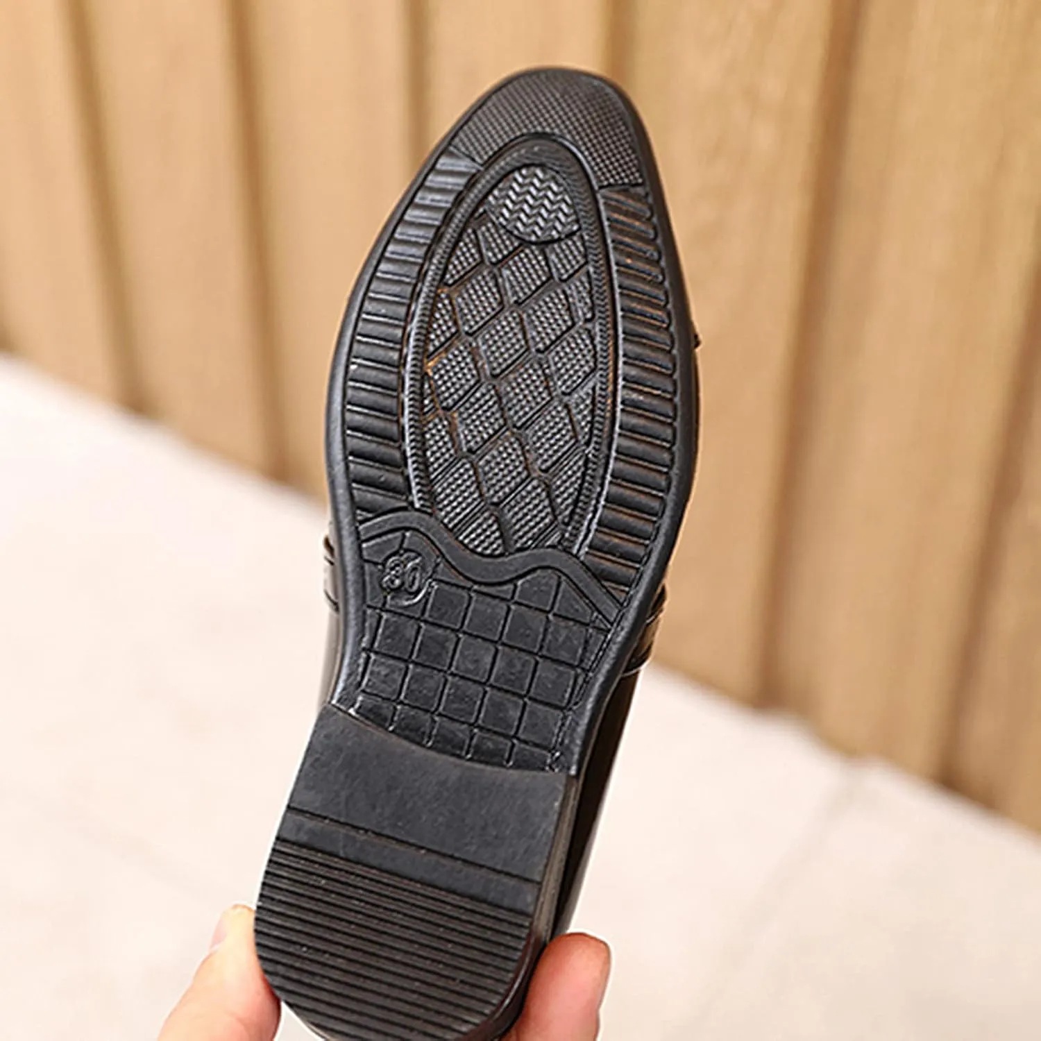 Boys Dress Shoes Toddler Kids British Style Casual Leather Shoes Formal Gentlemen Uniform Oxfords Wedding Dance Party Loafers