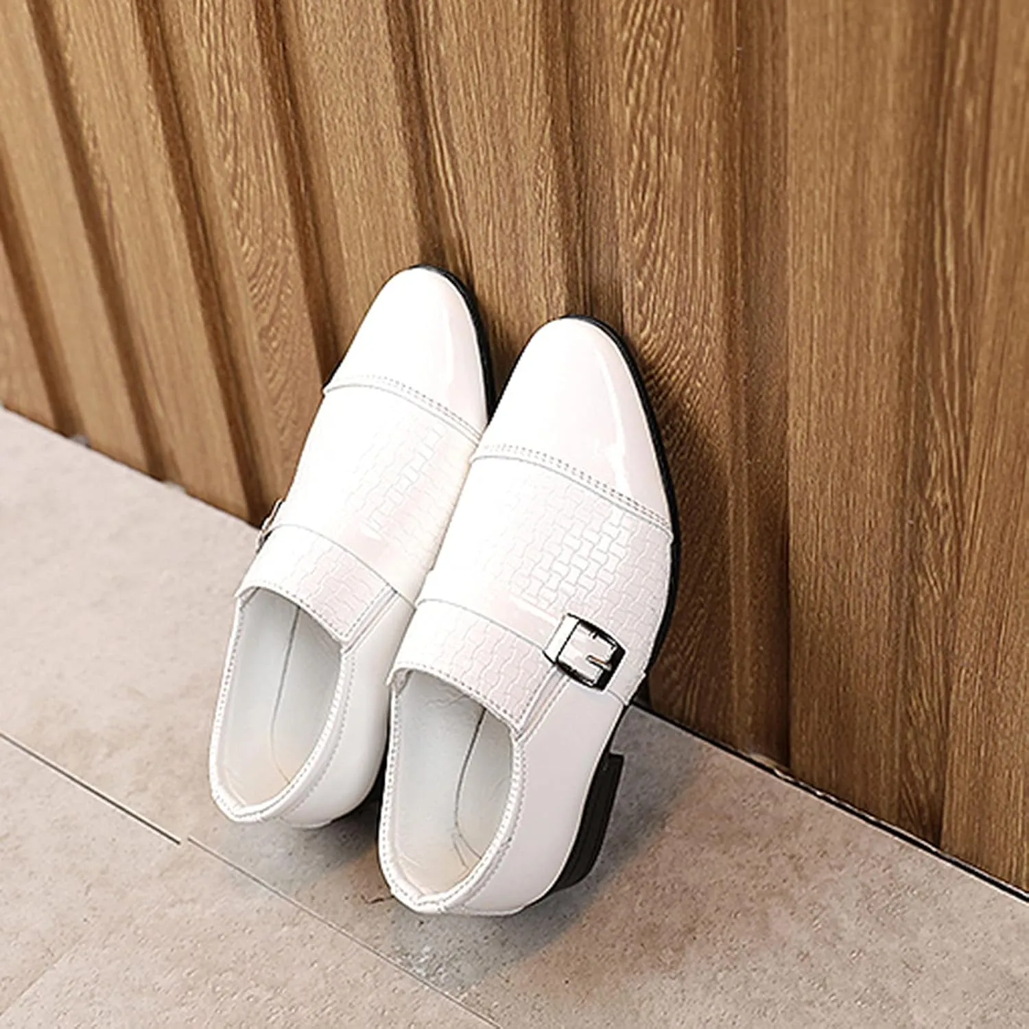 Boys Dress Shoes Toddler Kids British Style Casual Leather Shoes Formal Gentlemen Uniform Oxfords Wedding Dance Party Loafers