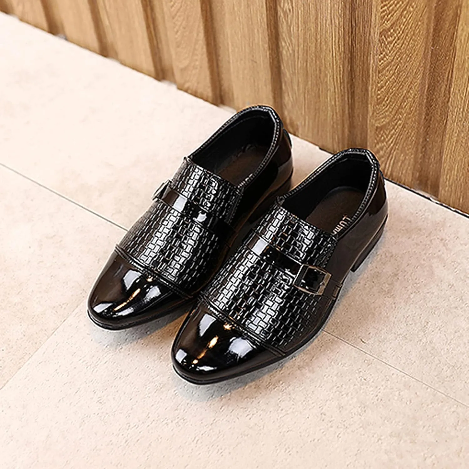 Boys Dress Shoes Toddler Kids British Style Casual Leather Shoes Formal Gentlemen Uniform Oxfords Wedding Dance Party Loafers
