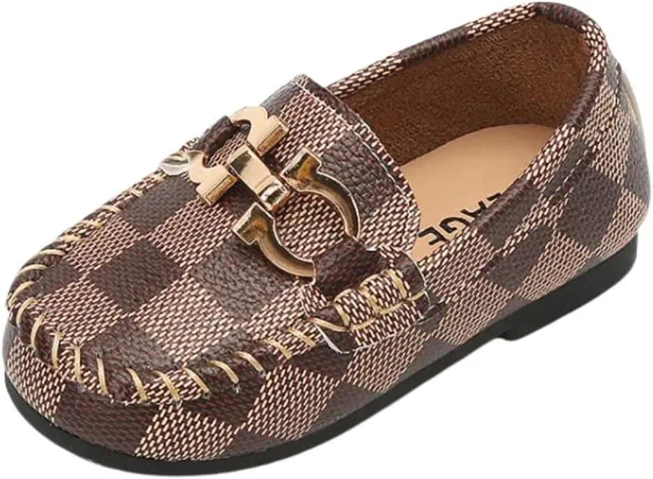 Casual Dress Leather Loafers for Boys