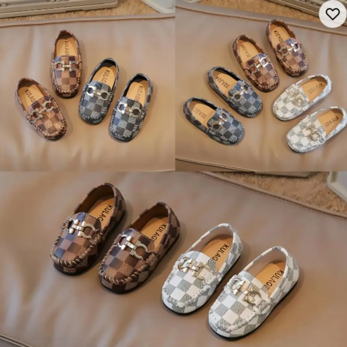 Casual Dress Leather Loafers for Boys