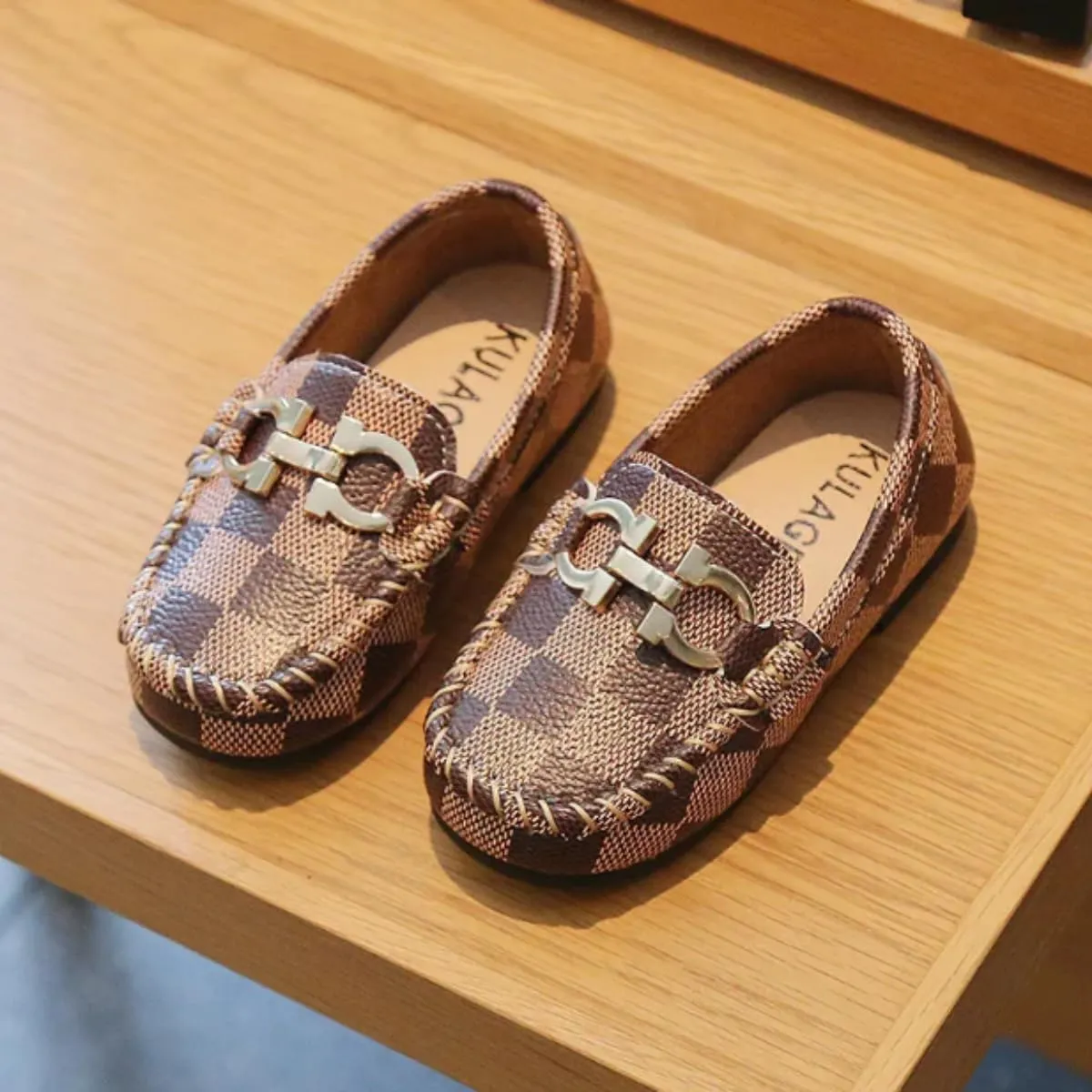 Casual Dress Leather Loafers for Boys