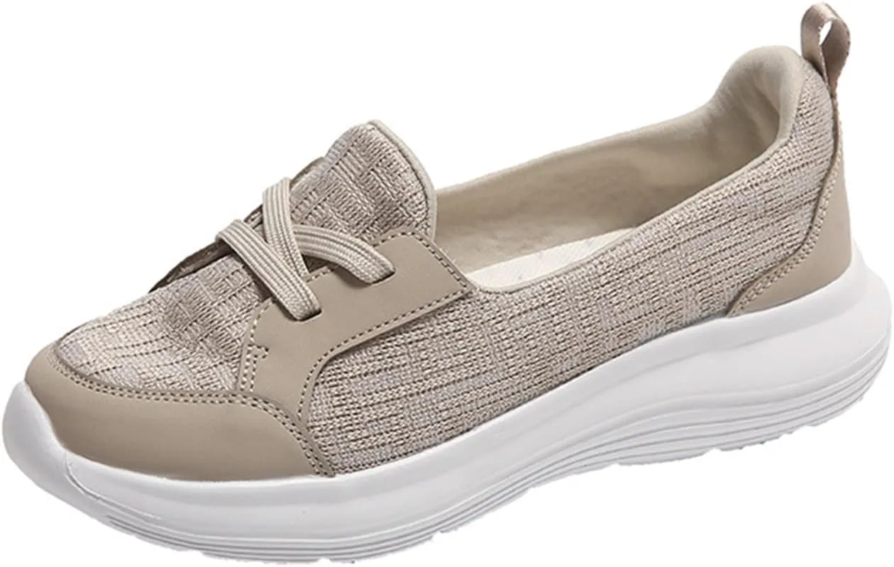 Casual Shoes for Women Loafers Flats Slip on Arch Support Shoes Comfort Wide Width Walking Slip-Ins Sneaker Boat Shoes