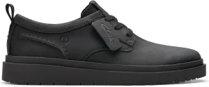Clarks Men's Derby lace-up Shoes, Black (Black Leather), 7