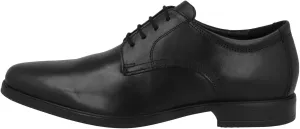 Clarks Mens Howard WalkOxford, Black dark black leather, 9.5 US