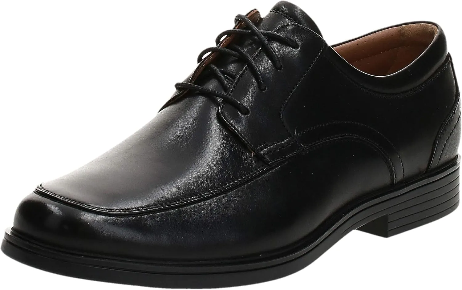 Clarks Men's Un Aldric Park Oxford, Black (Black Leather), 11