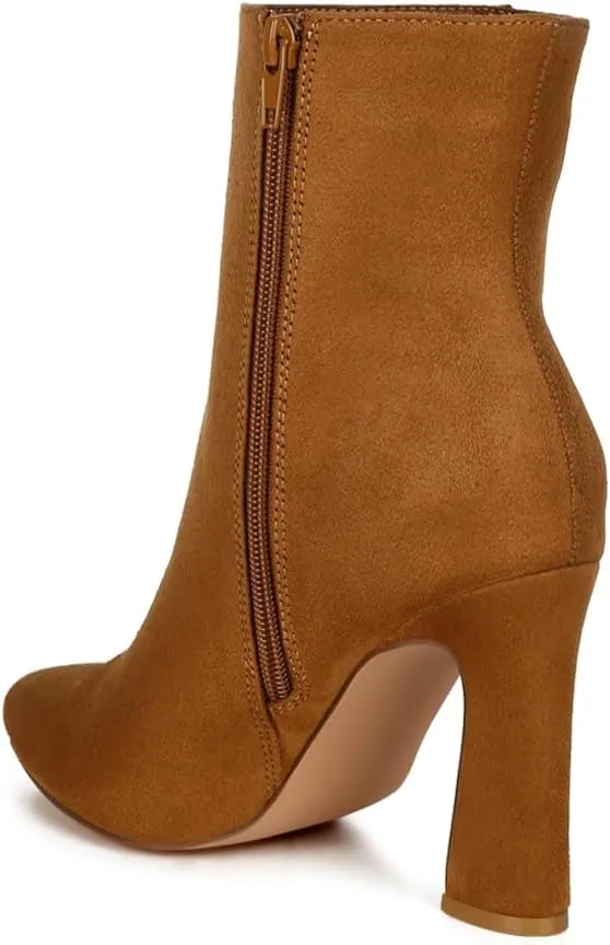 Clubdate Block Heeled Ankle Boots