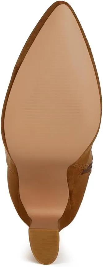 Clubdate Block Heeled Ankle Boots