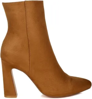 Clubdate Block Heeled Ankle Boots