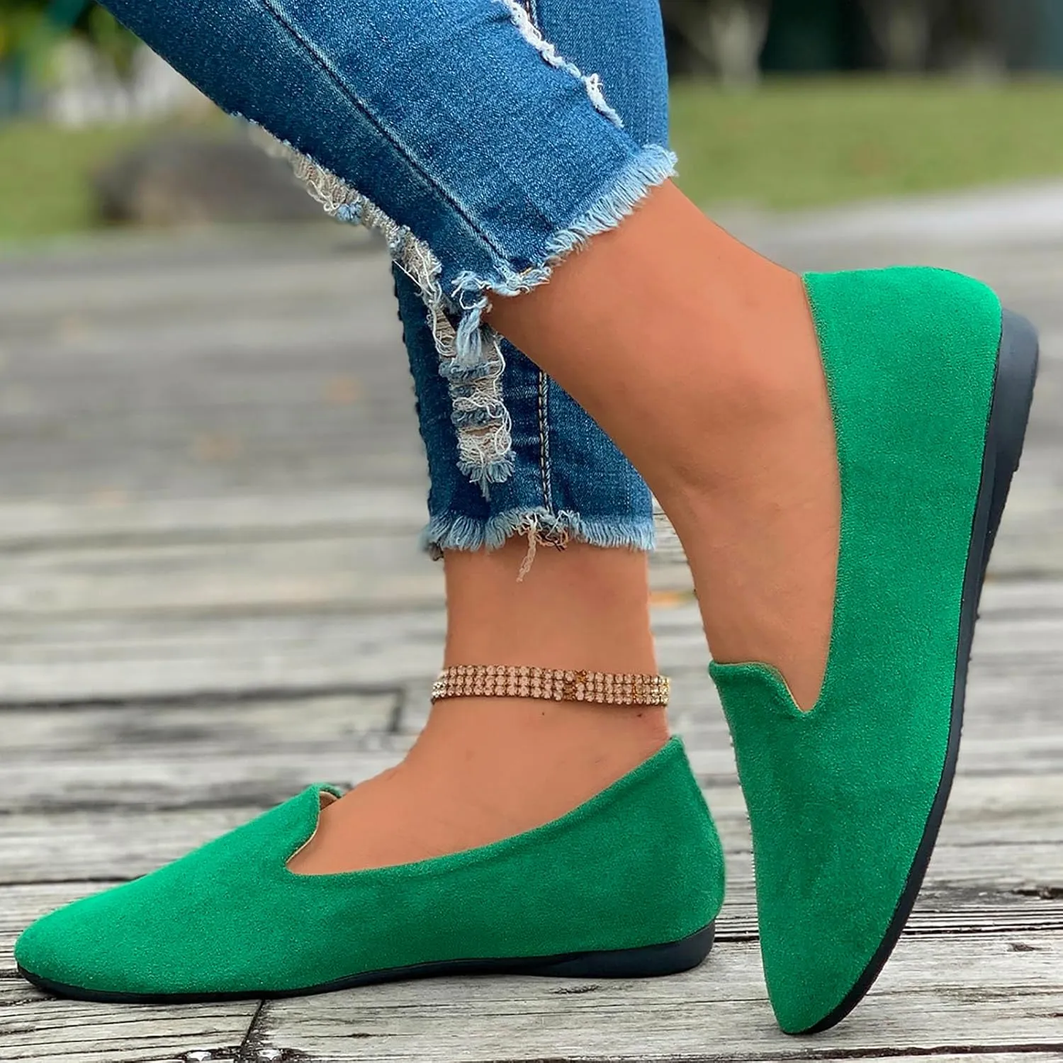 Comfortable Work Shoes Round Toe for Women Dressy Comfortable Slip On Dress Business Casual Shoes for Women