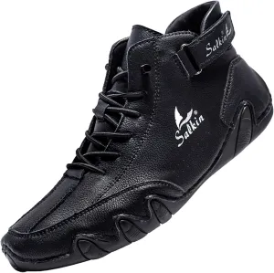Couple's New Foreign Trade High Top Boots Men's and Women's Leisure Short Boots Trend Hiking Boots Sneaker