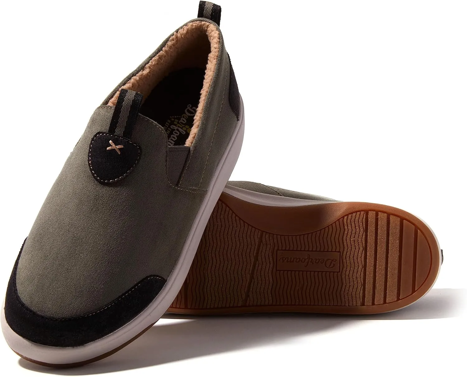 Dearfoams Men's Cypress Water Resistant Slip-On Comfort Sneaker