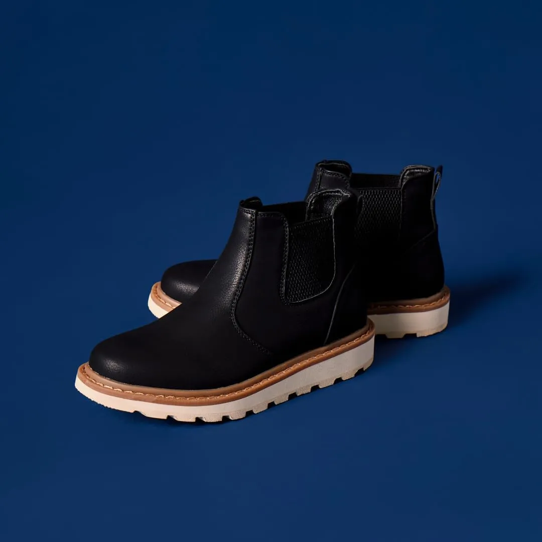 Deer Stags Kids Unisex Brown Leather Casual Winter Bootie 9 Months