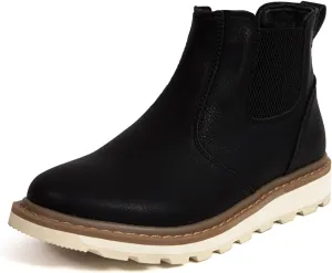 Deer Stags Kids Unisex Brown Leather Casual Winter Bootie 9 Months