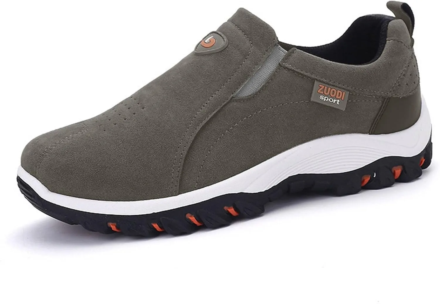 Denim Slip on Sneakers for Men Fashion Cozy Running Shoes Casual Travel Walking Shoe Lightweight Athletic Sneaker