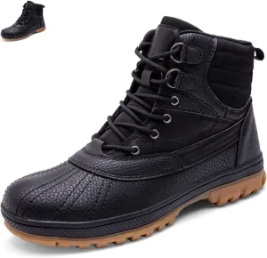 DevilAngel Men's Secret Service Combat Boots, Outdoor Lightweight Military Boots, Waterproof Hiking Boots (Black,9,9)