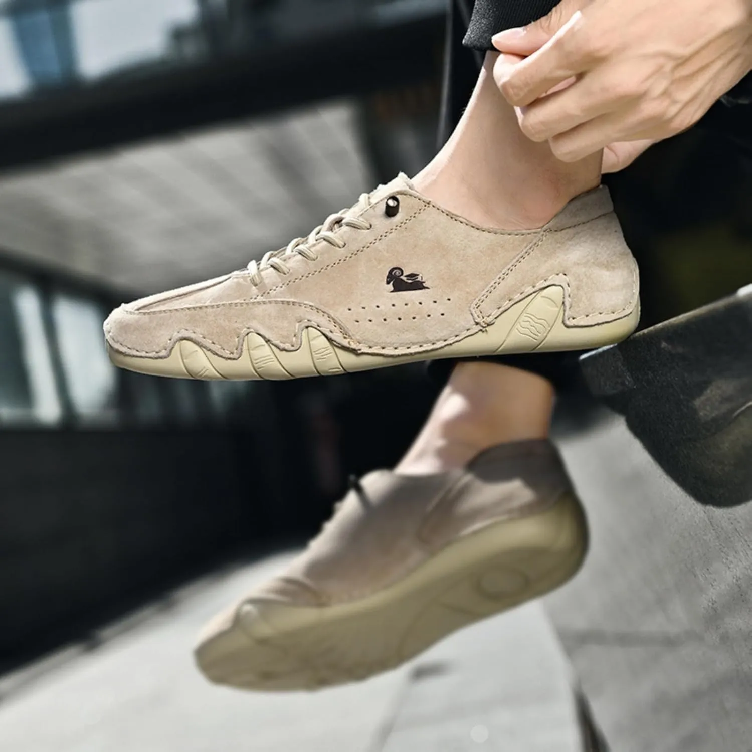 Driving Shoes for Men Beck Shoes Mens Shoes Casual Slip Ons Mens Fashion Shoes Comfort Handmade Chukka Dress Walking Shoes
