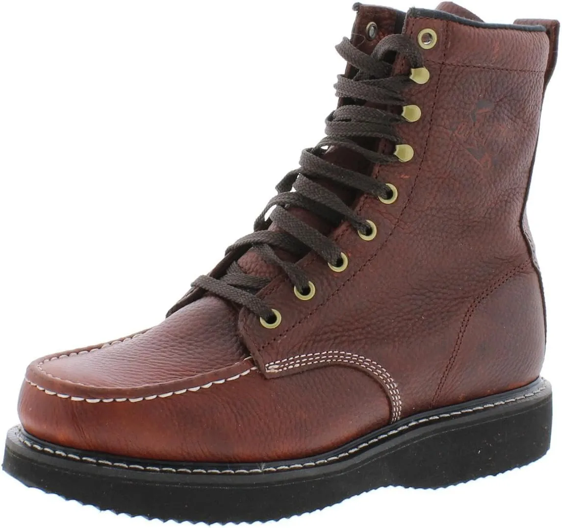 Fin 38 Feather Mens 8 LaceUp 95 E US Brown