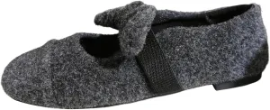 Flat Shoes for Women Square Toe Ballet Flats Dressy Slip On Loafer