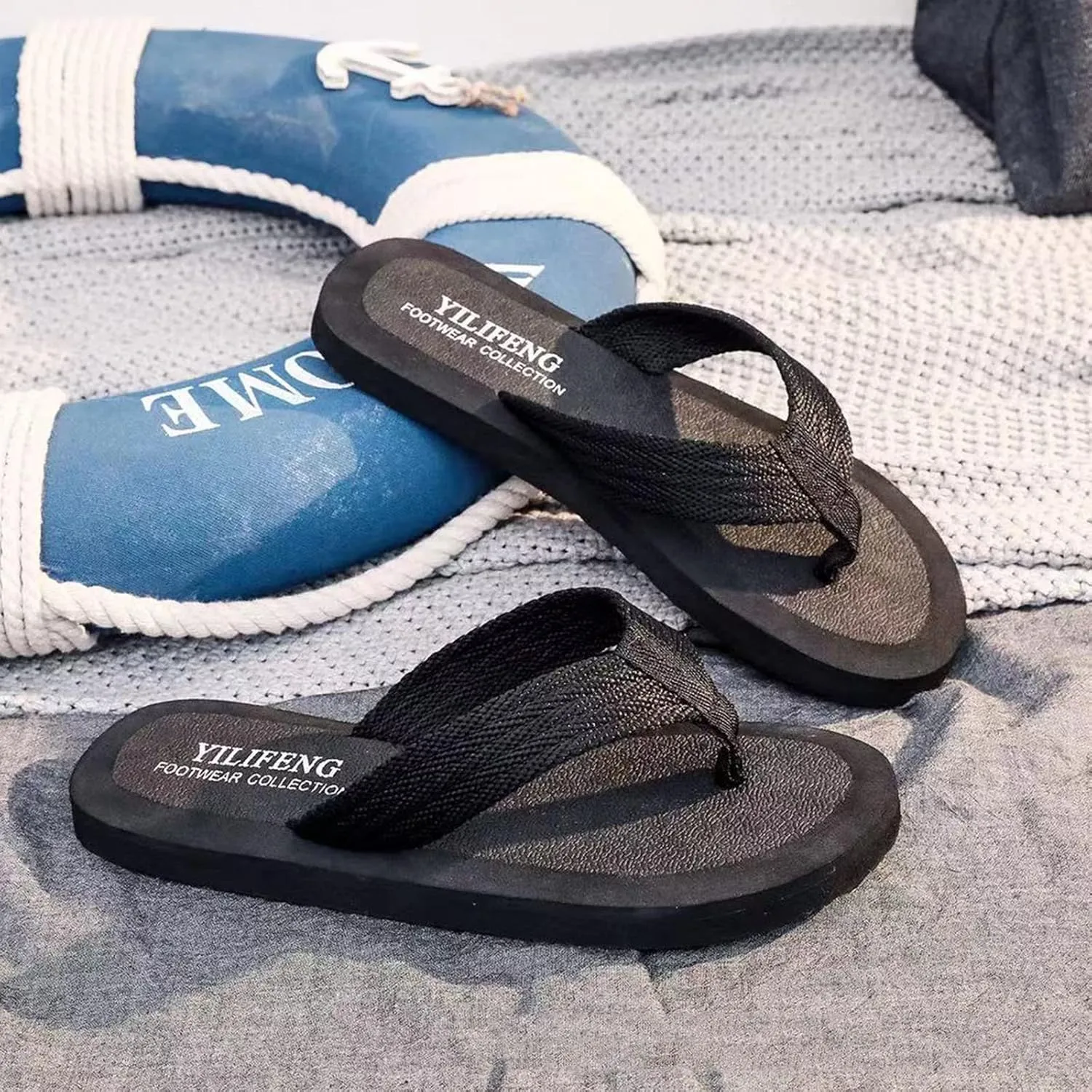 Flip Flops for Men Sandals for Men Comfortable Athletic Sandals for Outdoor Wading Beach Mens Outdoor Sandals