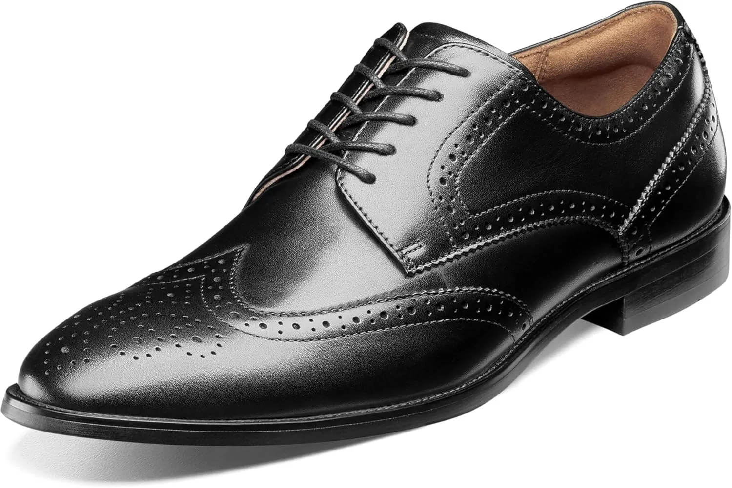 Florsheim Men's Rubano Wt Shoes Oxford, Black/Black, 10 M
