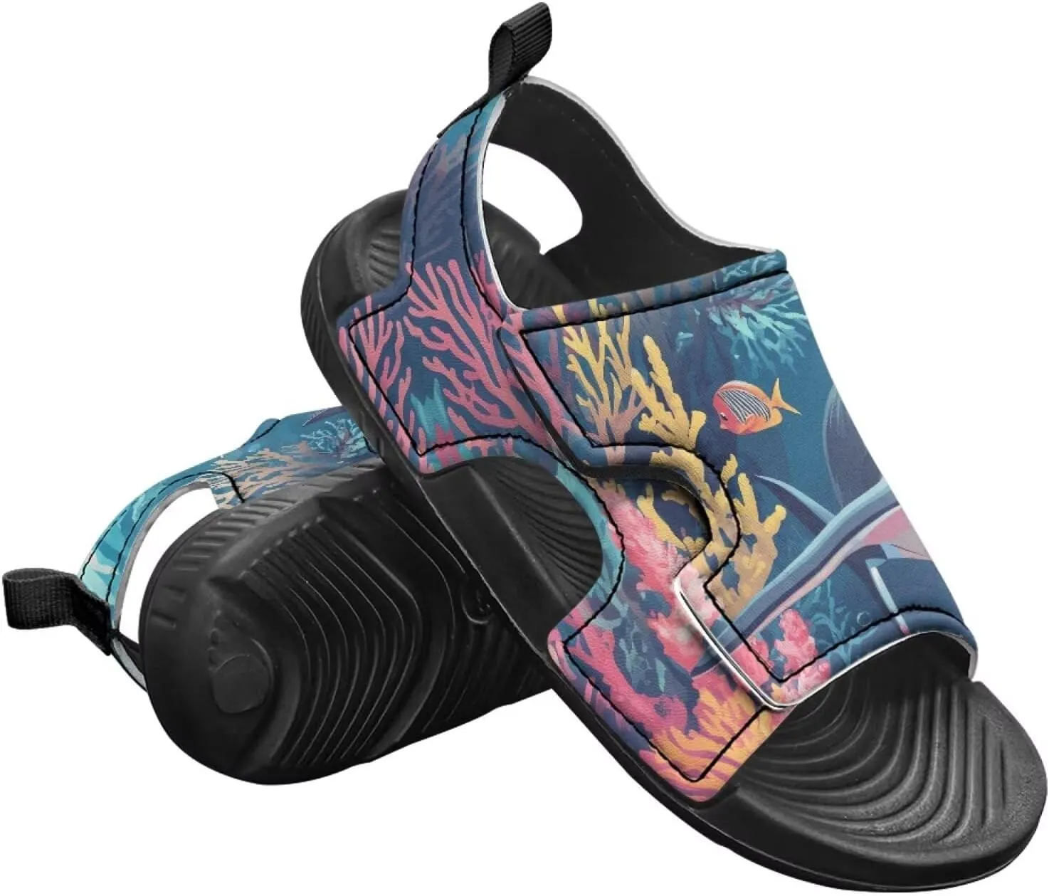 Girls Cat Sandals Cute Cartoon Kids Summer Outdoor Athletic Sport Water Sandals for School/Hiking/Beach