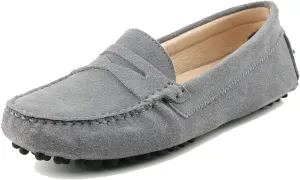 Hanfike Womens Casual Loafers Shoes Slip on Flats with Tassel Buckle Knot