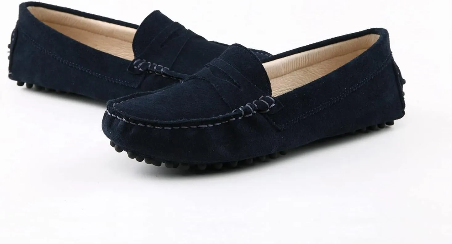 Hanfike Womens Casual Loafers Shoes Slip on Flats with Tassel Buckle Knot