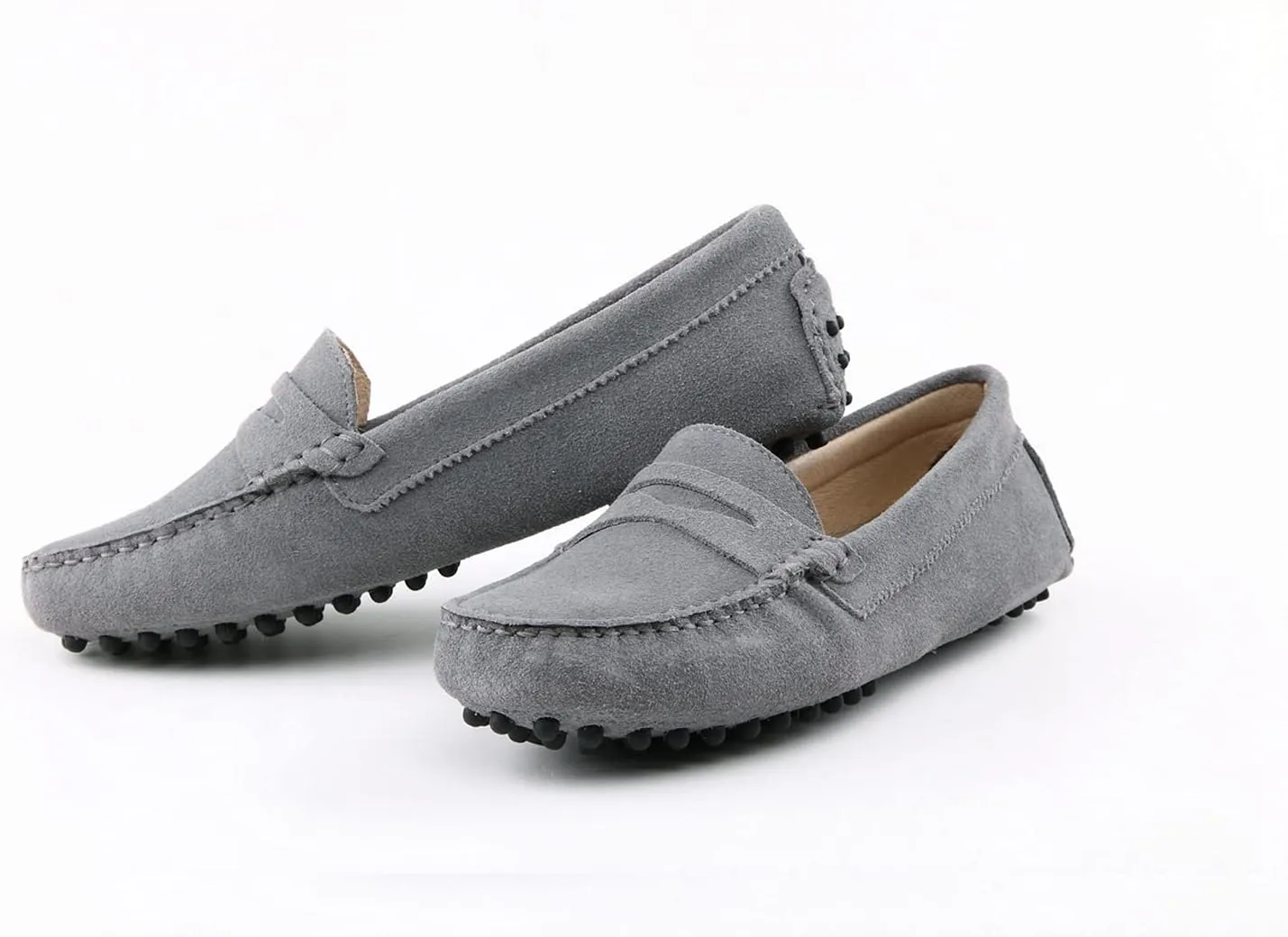 Hanfike Womens Casual Loafers Shoes Slip on Flats with Tassel Buckle Knot