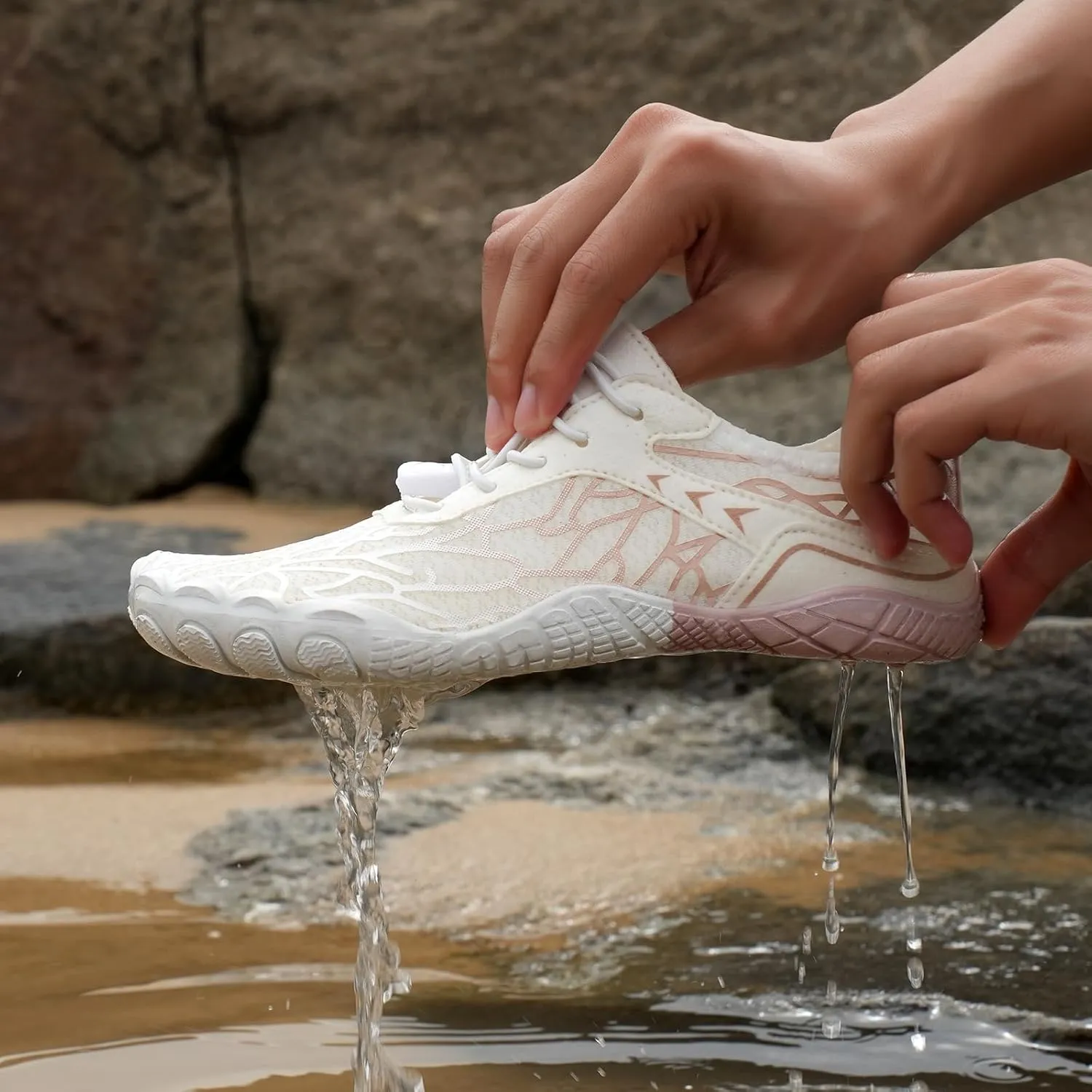 Hike Barefoot Shoes Women Wide Toe Box Hiking Shoes Pro Barefoot Shoe Running Healthy & Non-Slip Barefoot Outdoor Shoe Unisex