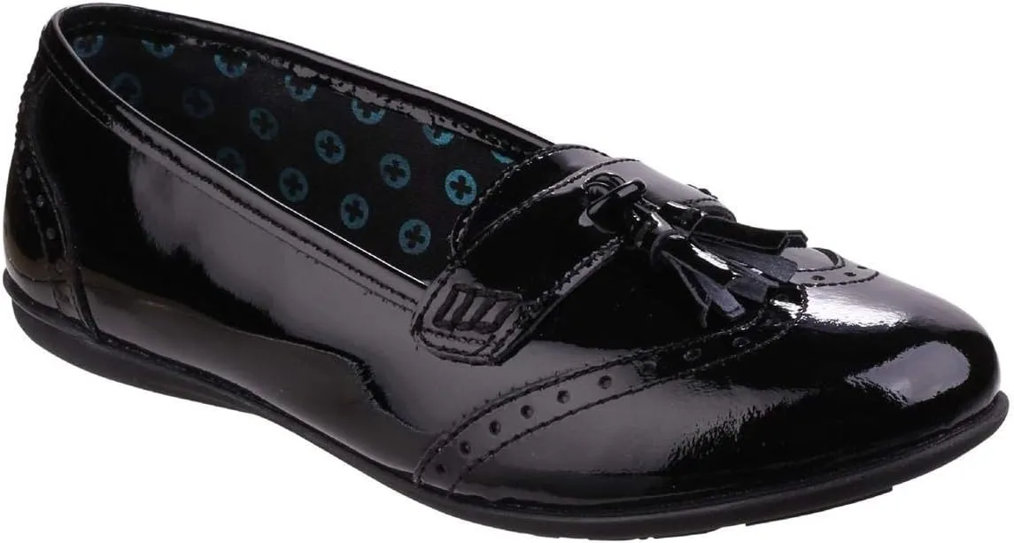 Hush Puppies Girl's Moccasins, Black