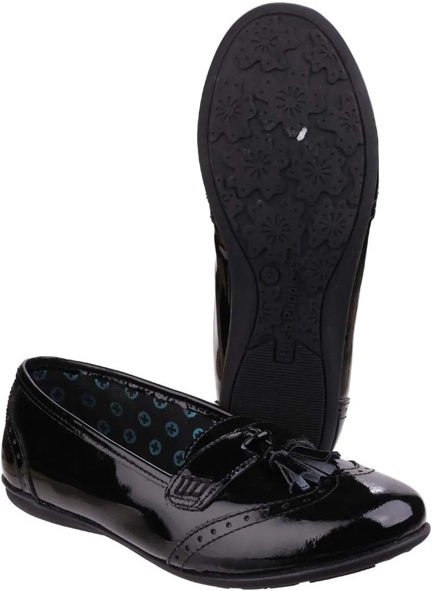Hush Puppies Girl's Moccasins, Black