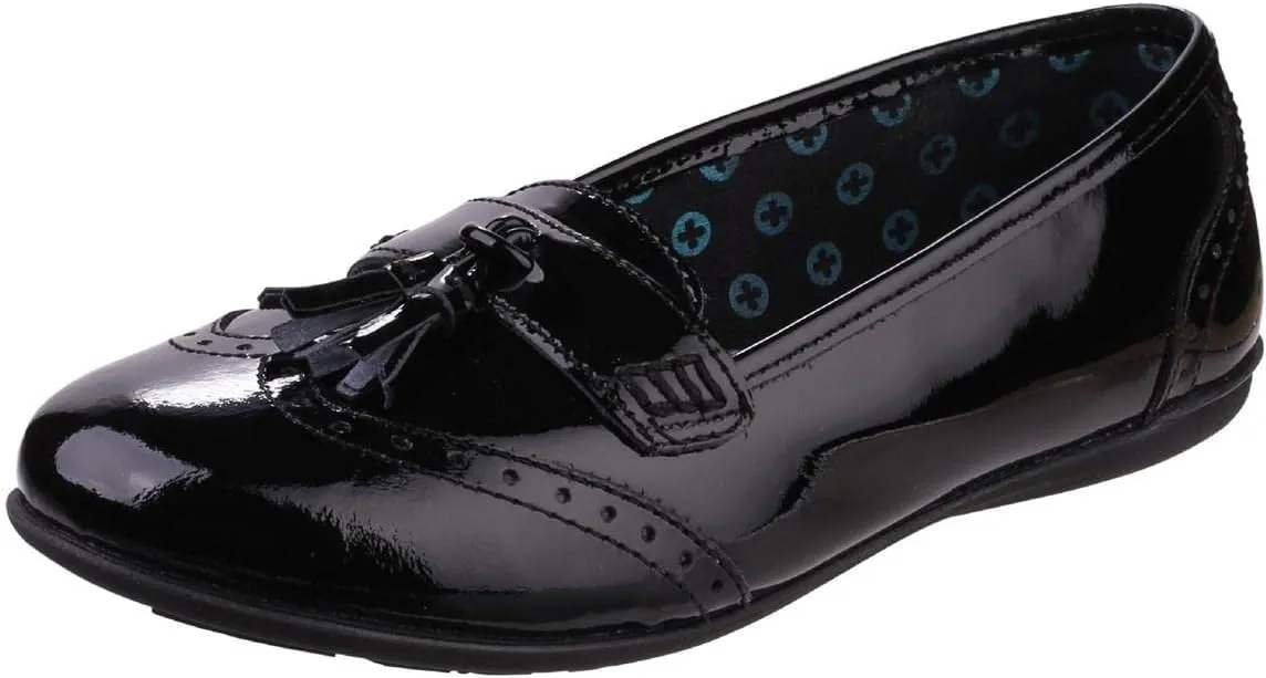 Hush Puppies Girl's Moccasins, Black