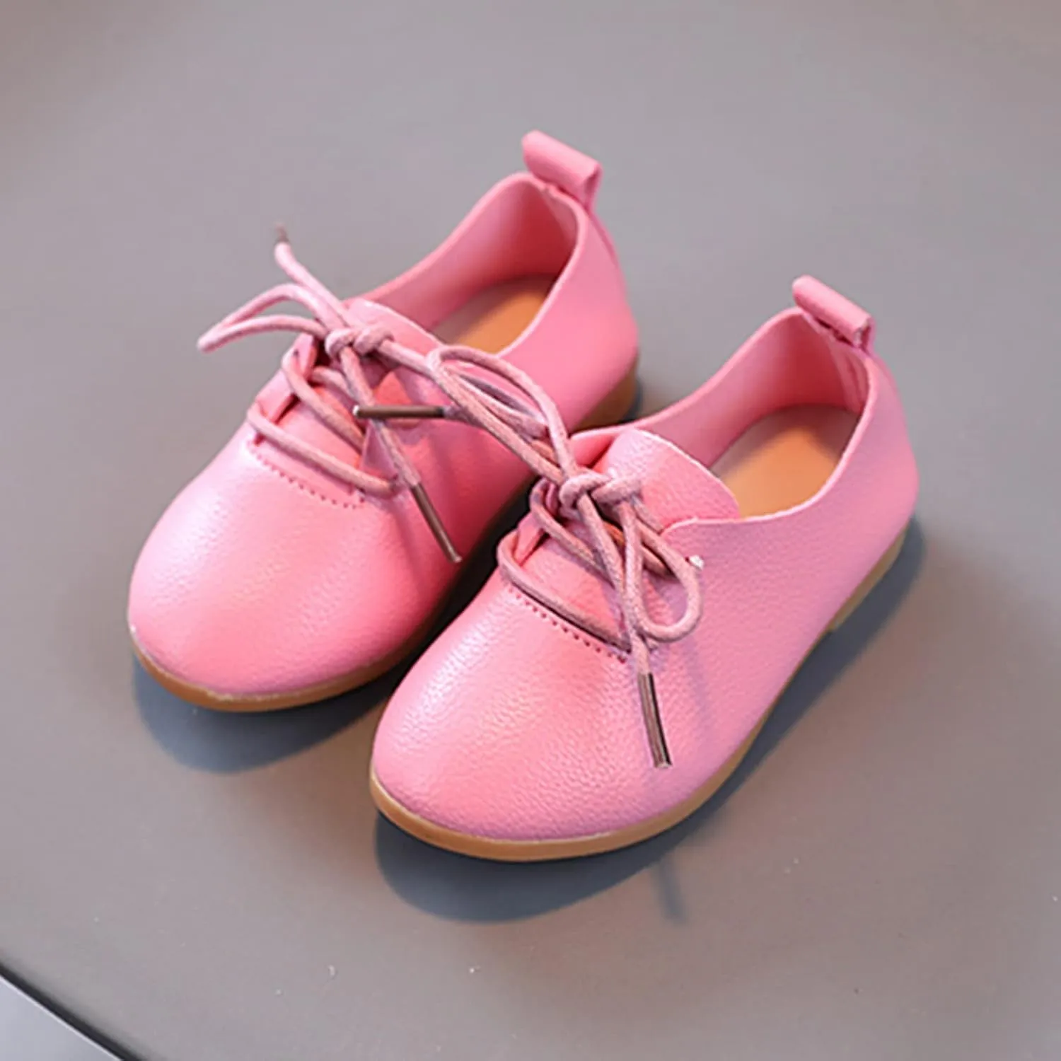 Infant Boys Girls Loafers Classic Pu Leather Wedding Shoes Toddler Lazy Crib 𝐎xford First Walking Flat ﻿﻿