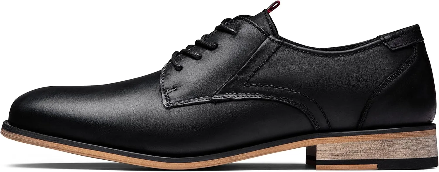 Jousen Men's Dress Shoes Formal Leather Oxford Shoes Classical Business Derby Shoes
