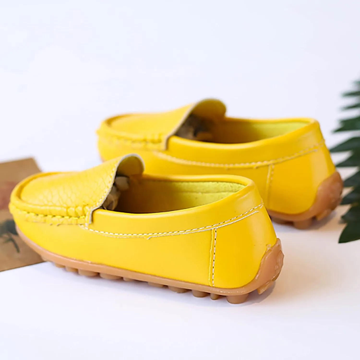 Kids Toddlers Boys Girls Loafers Casual Slip-On Moccasin Boat Dress Shoes Casual Shoes Formal Dress Shoes Toddler Girl