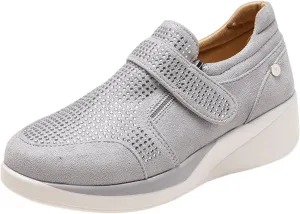 Ladmiple Shoes For Women Sneakers Slip Ons Fashion Low Top Casual Dressy Summer Fashion Comfort Walking Platform Shoes