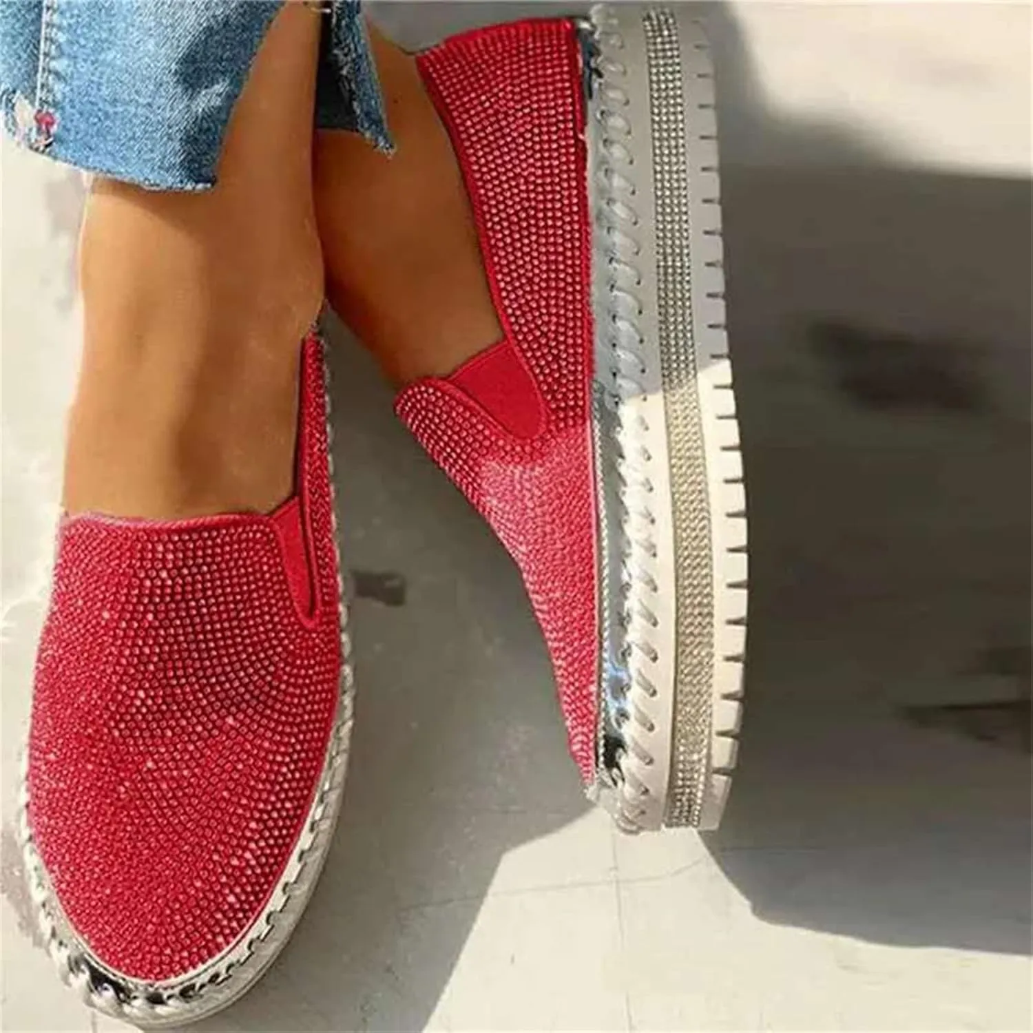 Ladmiple Shoes For Women Sneakers Trendy Low Top Lace Up Casual Fashion Lightweight Comfortable Walking Flats Loafers