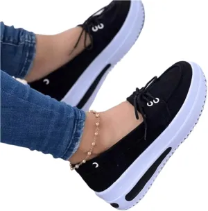 Ladmiple Slip On Shoes Women Casual Loafers Women's Slip on Sneakers Low Top Canvas Walking Shoes Fashion Dressy Casual Summer Cute Comfortable Non Slip Flats Loafers