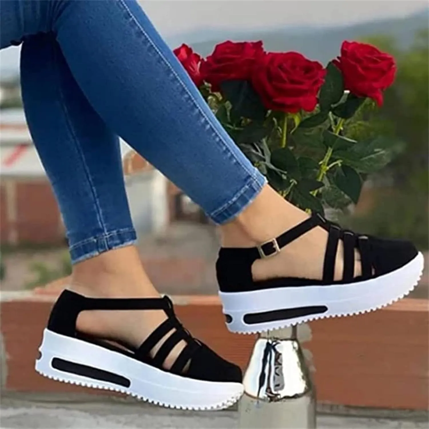 Ladmiple Sneakers For Women Walking Shoes Comfortable Canvas Shoes Slip On Casual Dressy Summer Fashion Flats Loafers